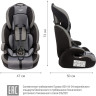 Удерживающее устройство для детей SIGER SG517, серый Стар, гр. I/II/III, 9-36 кг, 1-12 лет KRES3009